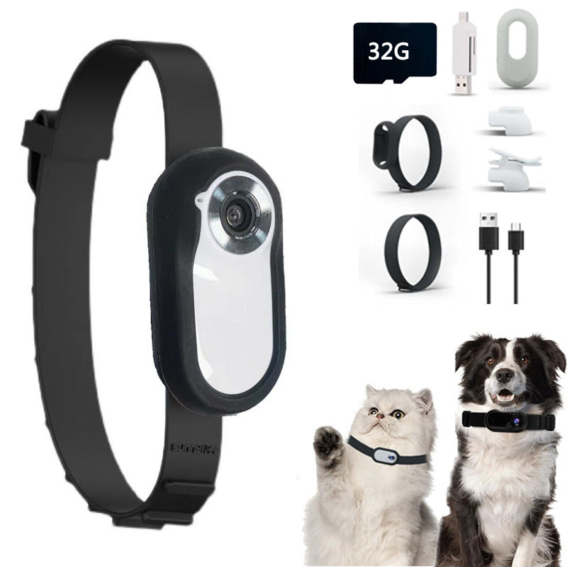 Smart WiFi Pet Camera Collar with Live Streaming & App Control | Carepetly