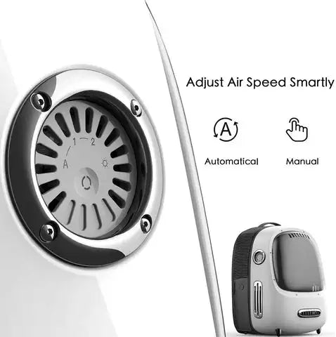 Carepetly™ Luxury Smart Pet Carrier - Climate Control & Built-in Light