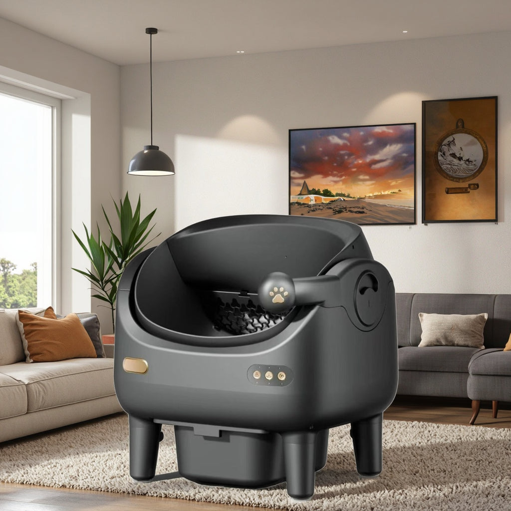 Carepetly™ Smart Self-Cleaning Litter Box | App-Controlled Odor Elimination