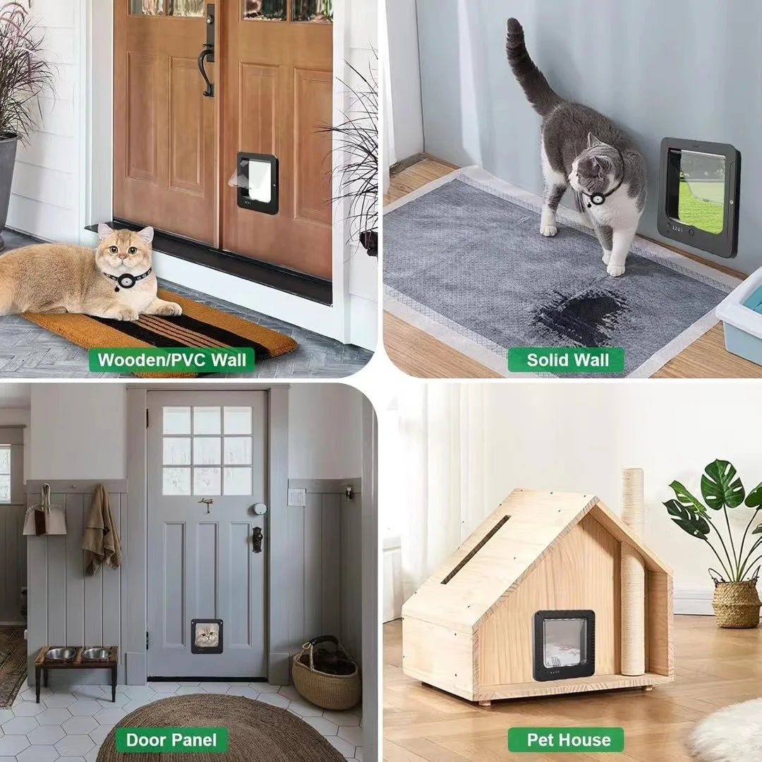 Carepetly™ Smart Microchip Pet Door - Secure & Selective Entry