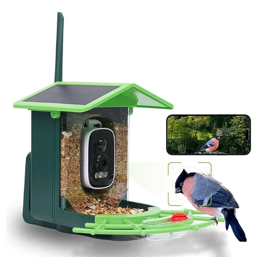 Carepetly™ Smart AI Bird Feeder with 1080P Camera - Bird Species ID