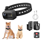 Smart WiFi Pet Camera Collar with Live Streaming & App Control | Carepetly