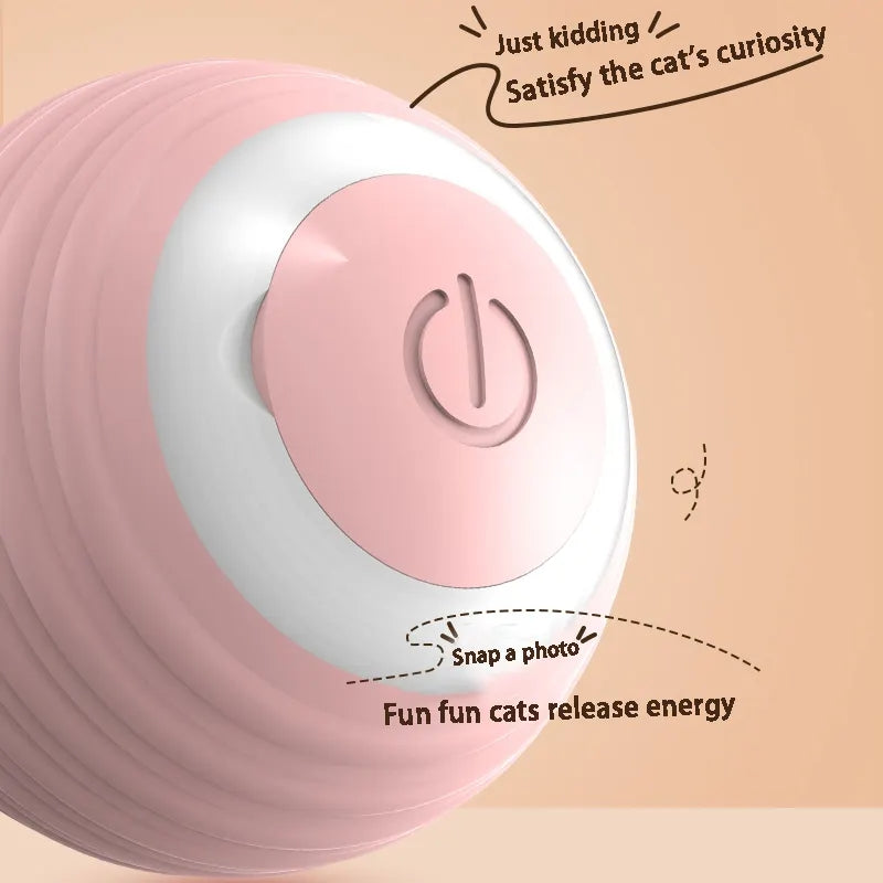 Carepetly™ Intelligent Moving Companion Ball - Self-Rolling Cat Toy