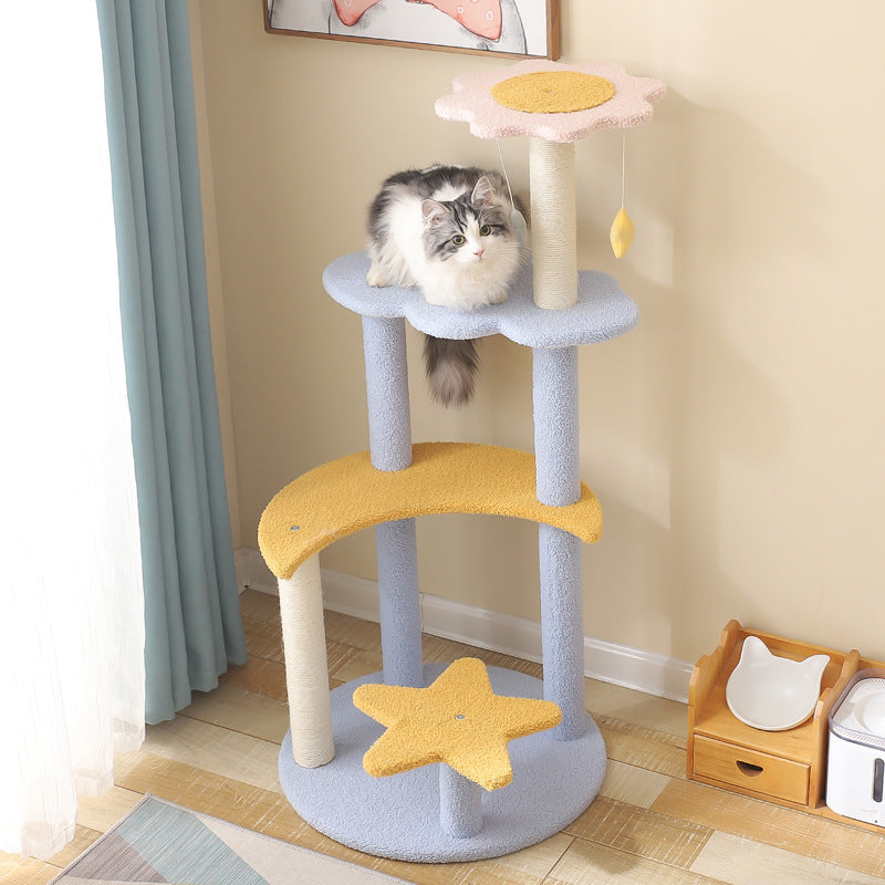 Carepetly™ Cloud-Nine Luxury Cat Tree with Built-in Smart Laser