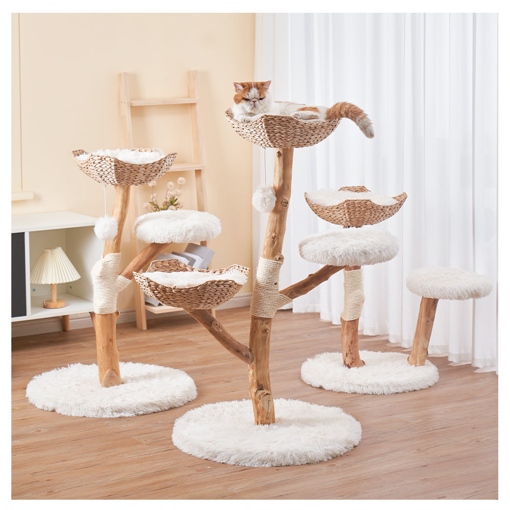Carepetly™ Cloud-Nine Luxury Cat Tree with Built-in Smart Laser