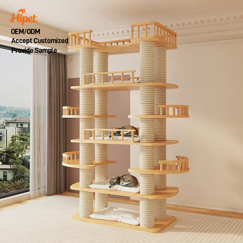 Carepetly™ Cloud-Nine Luxury Cat Tree with Built-in Smart Laser